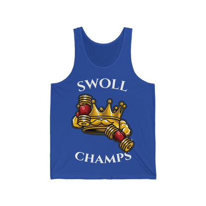 SWOLL CHAMPS - PREMIUM SOFT - Unisex Jersey Tank (Bella+Canvas 3480)