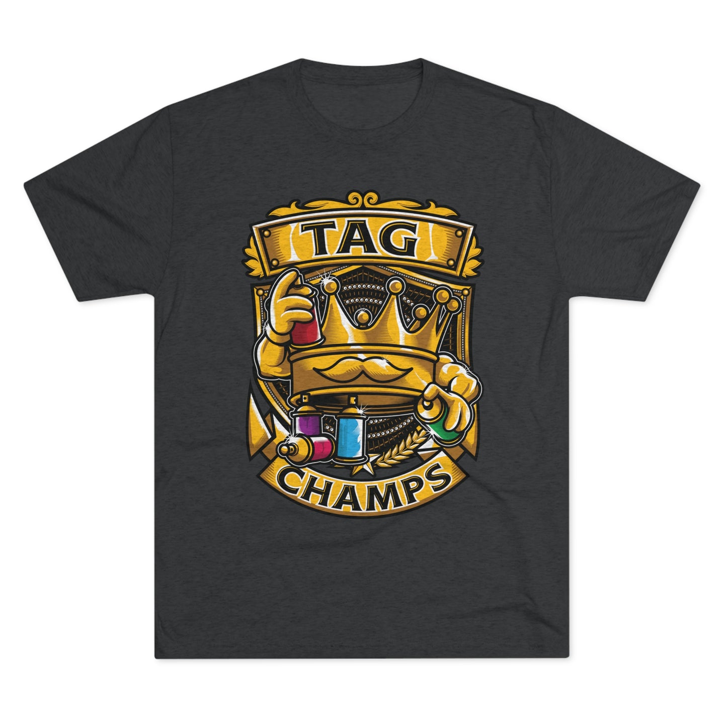 TAG CHAMPS  - PREMIUM SOFT - Unisex Tri-Blend Crew Tee (Next Level 6010)