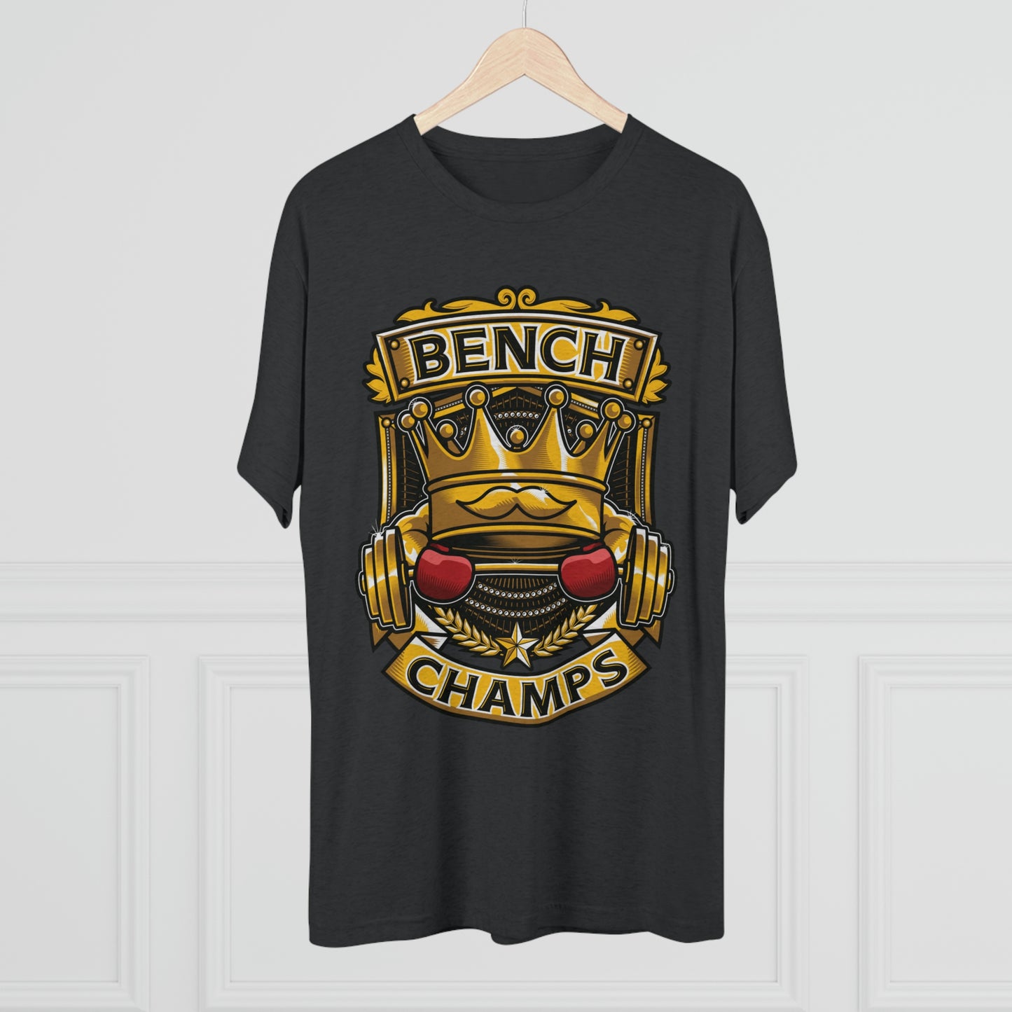 BENCH CHAMPS - PREMIUM SOFT - Unisex Tri-Blend Crew Tee (Next Level 6010)