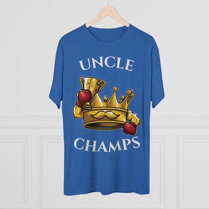 UNCLE CHAMPS  - PREMIUM SOFT - Unisex Tri-Blend Crew Tee (Next Level 6010)