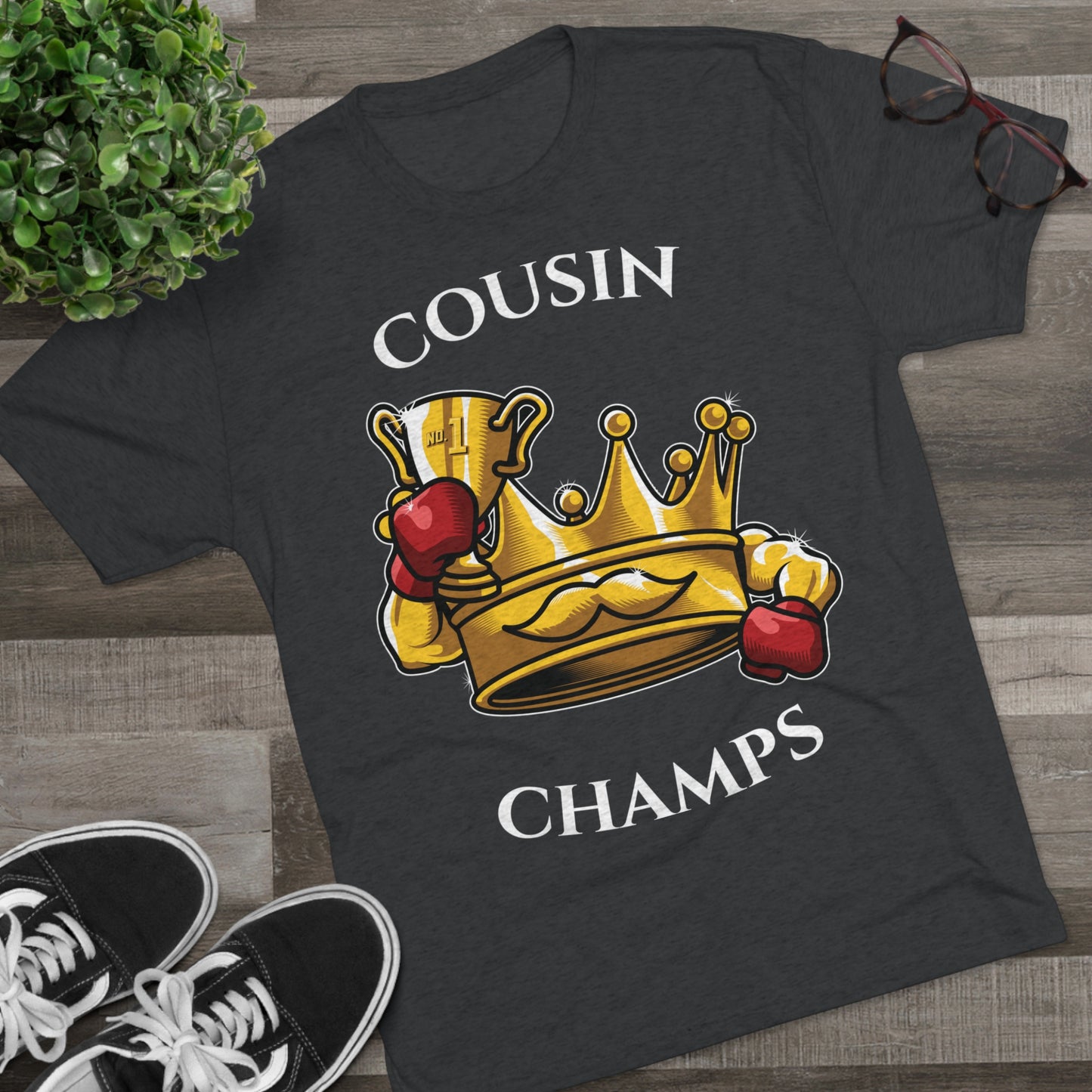 COUSIN CHAMPS  - PREMIUM SOFT - Unisex Tri-Blend Crew Tee (Next Level 6010)