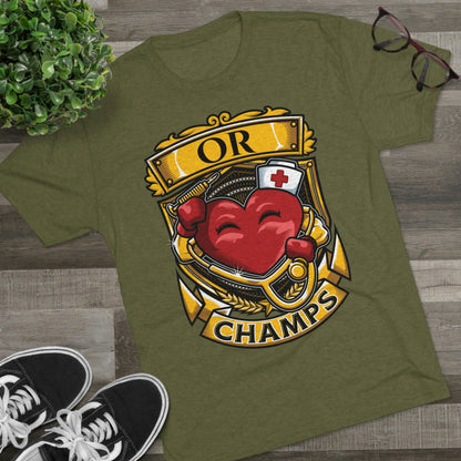 OR CHAMPS  - PREMIUM SOFT - Unisex Tri-Blend Crew Tee (Next Level 6010)