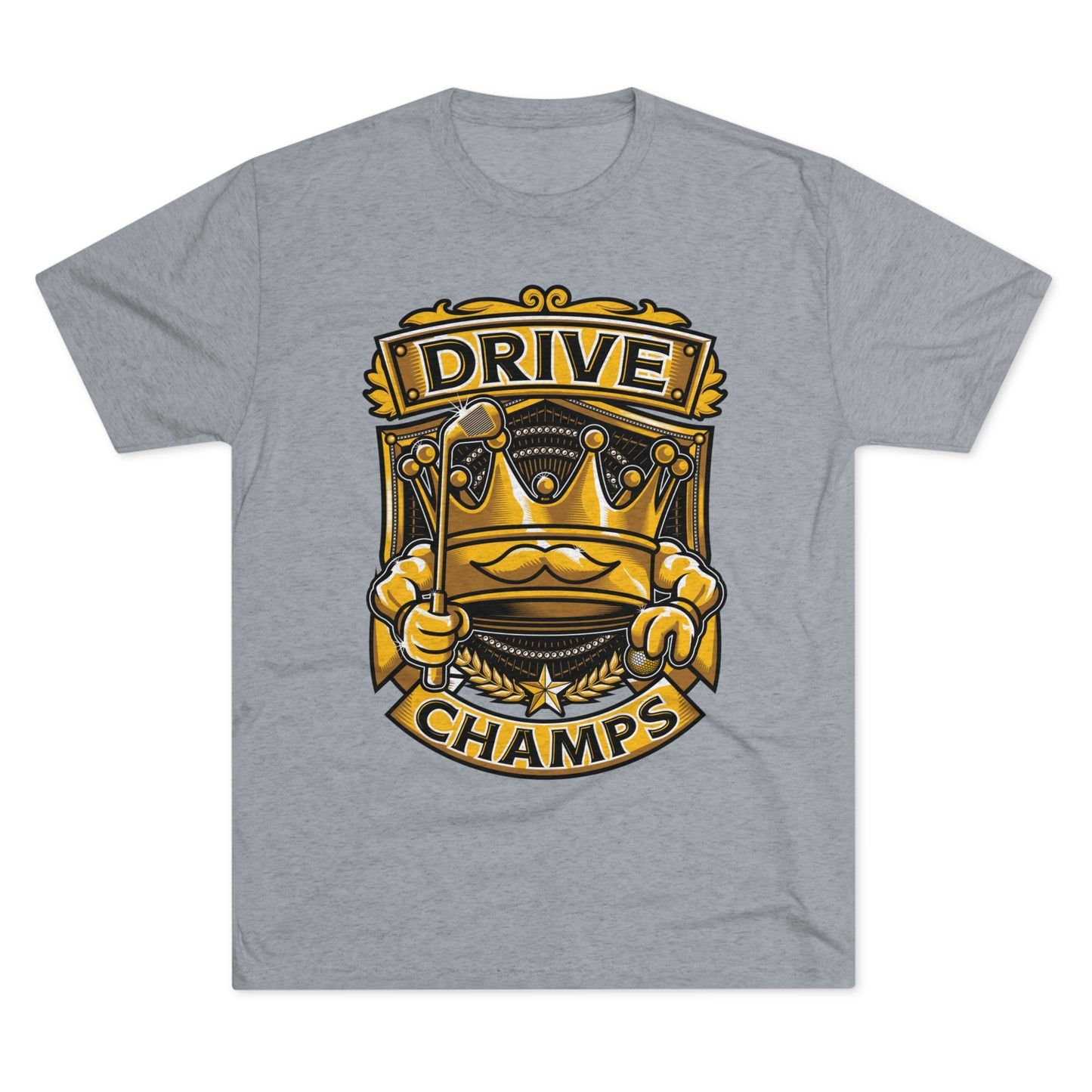 DRIVE CHAMPS  - PREMIUM SOFT - Unisex Tri-Blend Crew Tee (Next Level 6010)