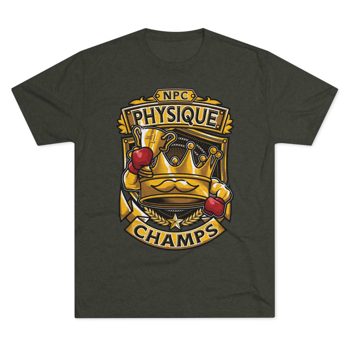 NPC PHYSIQUE CHAMPS  - PREMIUM SOFT - Unisex Tri-Blend Crew Tee (Next Level 6010)