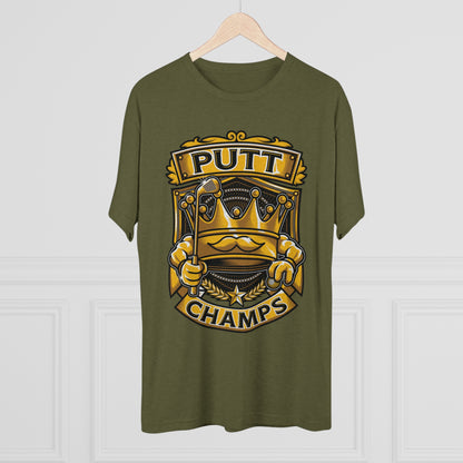 PUTT CHAMPS  - PREMIUM SOFT - Unisex Tri-Blend Crew Tee (Next Level 6010)