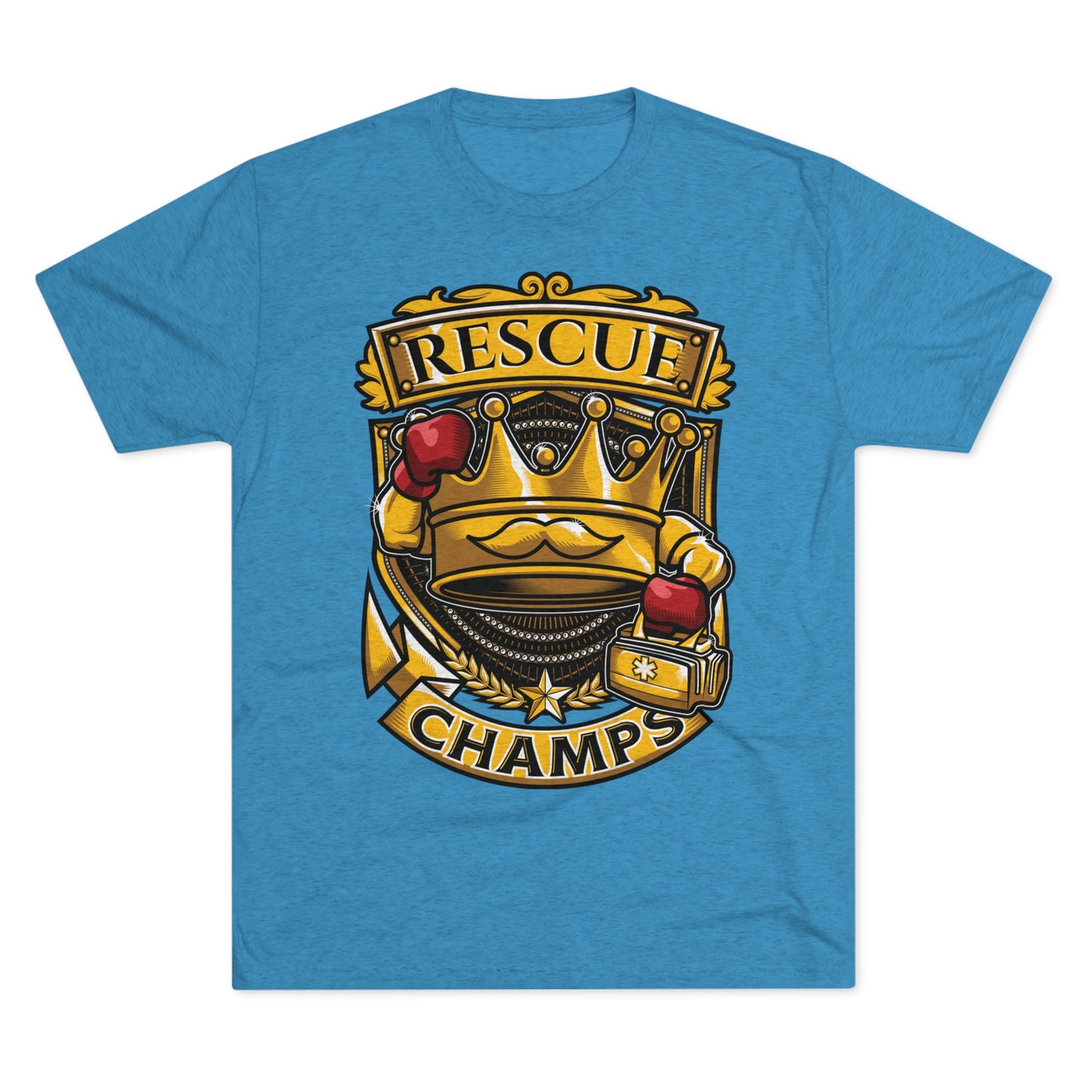 RESCUE CHAMPS  - PREMIUM SOFT - Unisex Tri-Blend Crew Tee (Next Level 6010)
