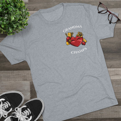 GRANDMA CHAMPS  - PREMIUM SOFT - Unisex Tri-Blend Crew Tee (Next Level 6010)