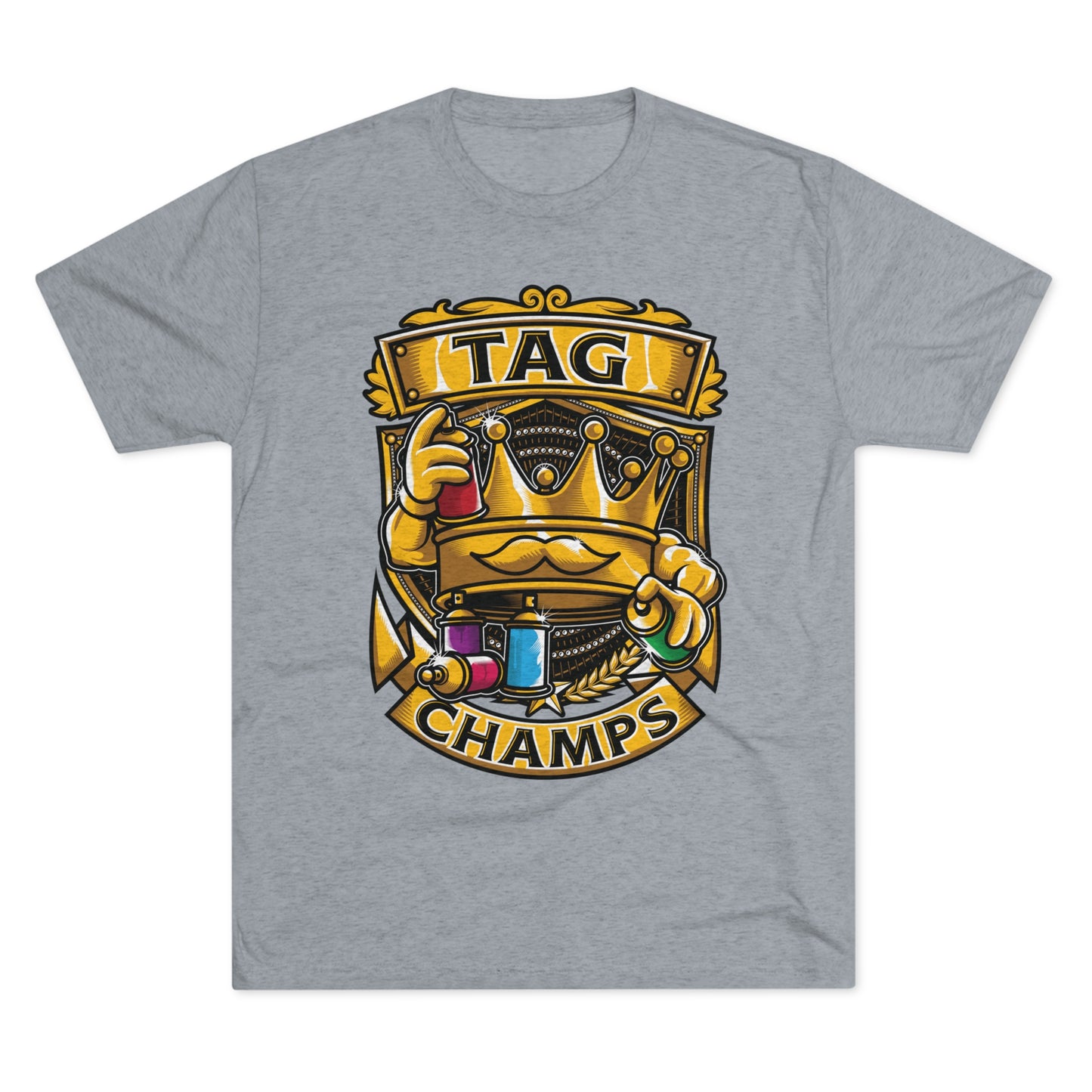 TAG CHAMPS  - PREMIUM SOFT - Unisex Tri-Blend Crew Tee (Next Level 6010)