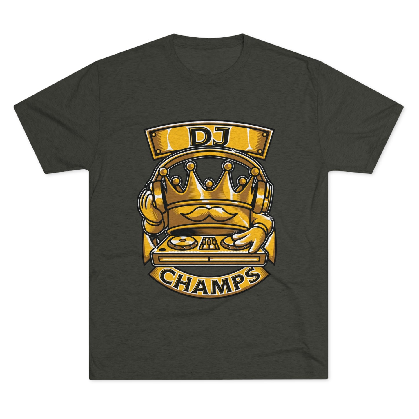 DJ CHAMPS  - PREMIUM SOFT - Unisex Tri-Blend Crew Tee (Next Level 6010)