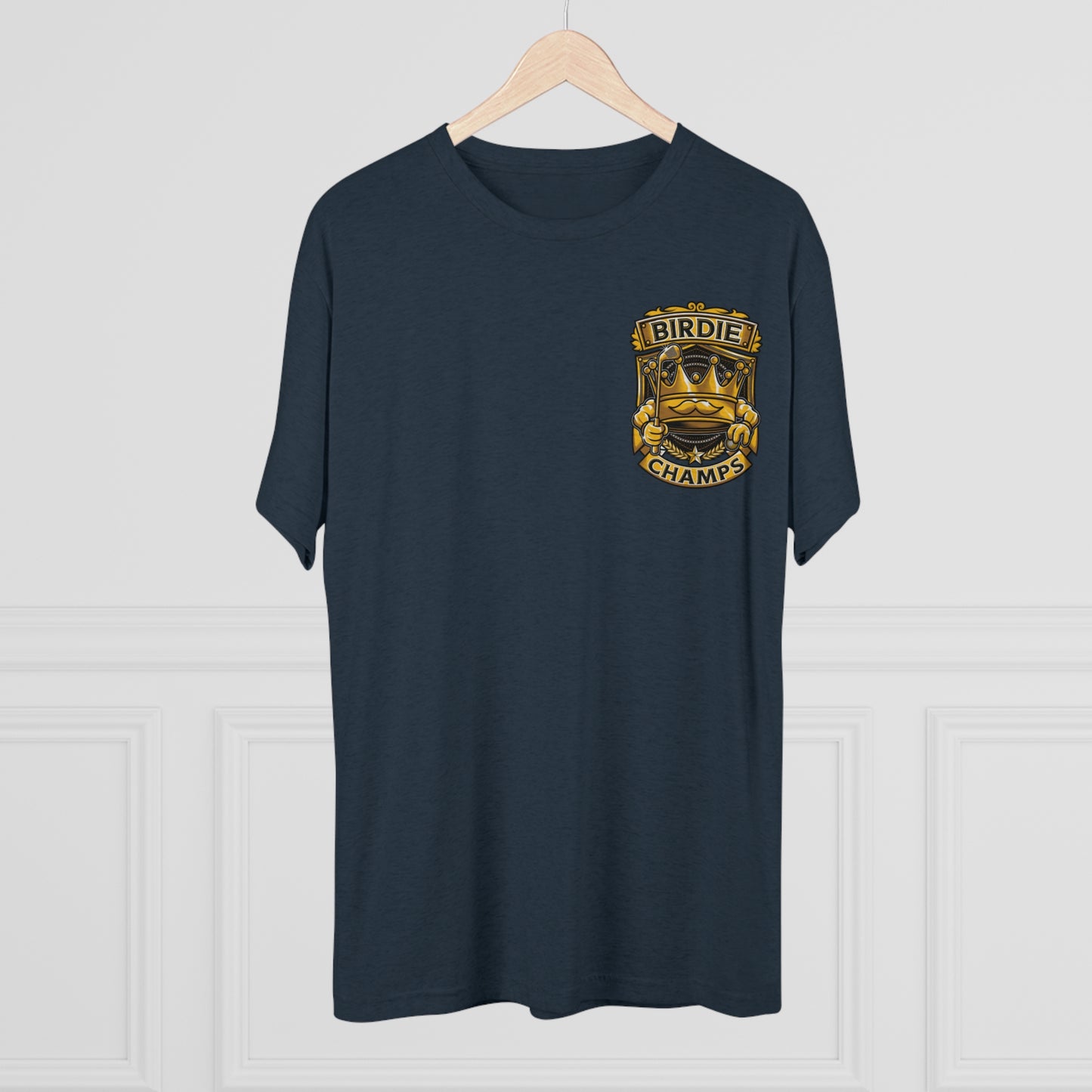 BIRDIE CHAMPS (Small Logo) - PREMIUM SOFT - Unisex Tri-Blend Crew Tee (Next Level 6010)