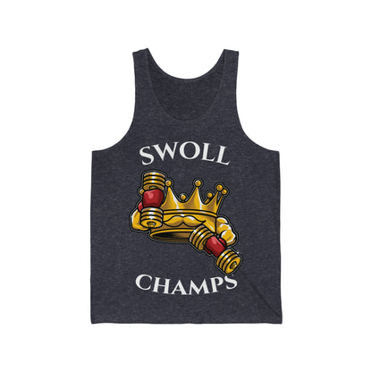 SWOLL CHAMPS - PREMIUM SOFT - Unisex Jersey Tank (Bella+Canvas 3480)