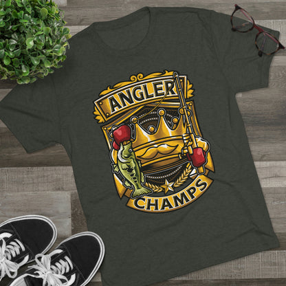 ANGLER CHAMPS - PREMIUM SOFT - Unisex Tri-Blend Crew Tee (Next Level 6010)