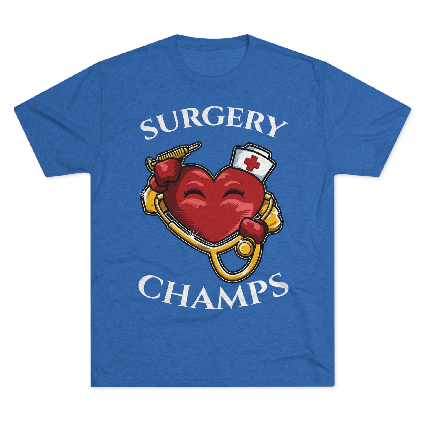 SURGERY CHAMPS - PREMIUM SOFT - Unisex Tri-Blend Crew Tee (Next Level 6010)