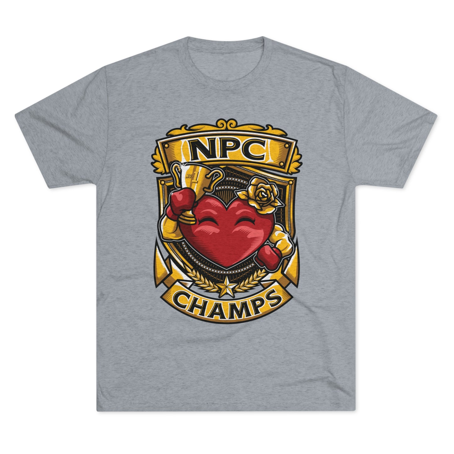 NPC CHAMPS  - PREMIUM SOFT - Unisex Tri-Blend Crew Tee (Next Level 6010)