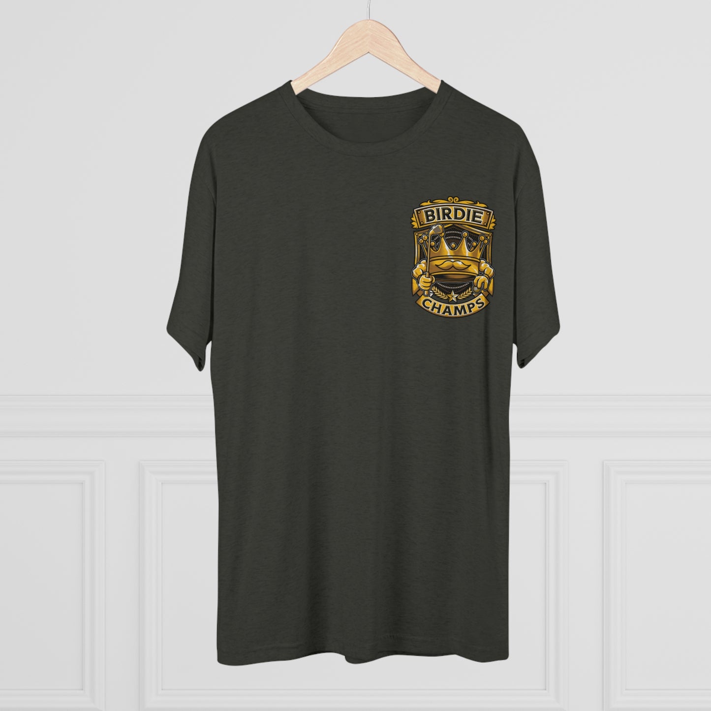 BIRDIE CHAMPS (Small Logo) - PREMIUM SOFT - Unisex Tri-Blend Crew Tee (Next Level 6010)