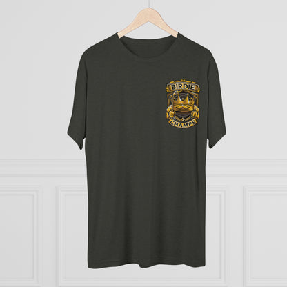 BIRDIE CHAMPS (Small Logo) - PREMIUM SOFT - Unisex Tri-Blend Crew Tee (Next Level 6010)