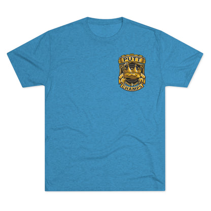 PUTT CHAMPS (Small Logo) - PREMIUM SOFT - Unisex Tri-Blend Crew Tee (Next Level 6010)