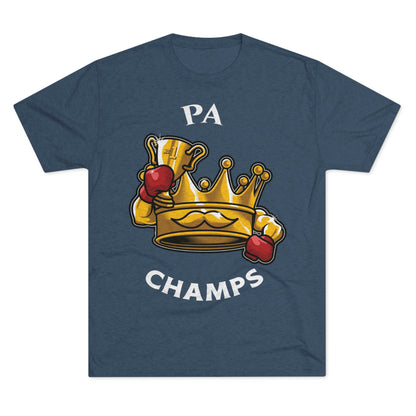 PA CHAMPS (Alternate Logo) - PREMIUM SOFT - Unisex Tri-Blend Crew Tee (Next Level 6010)