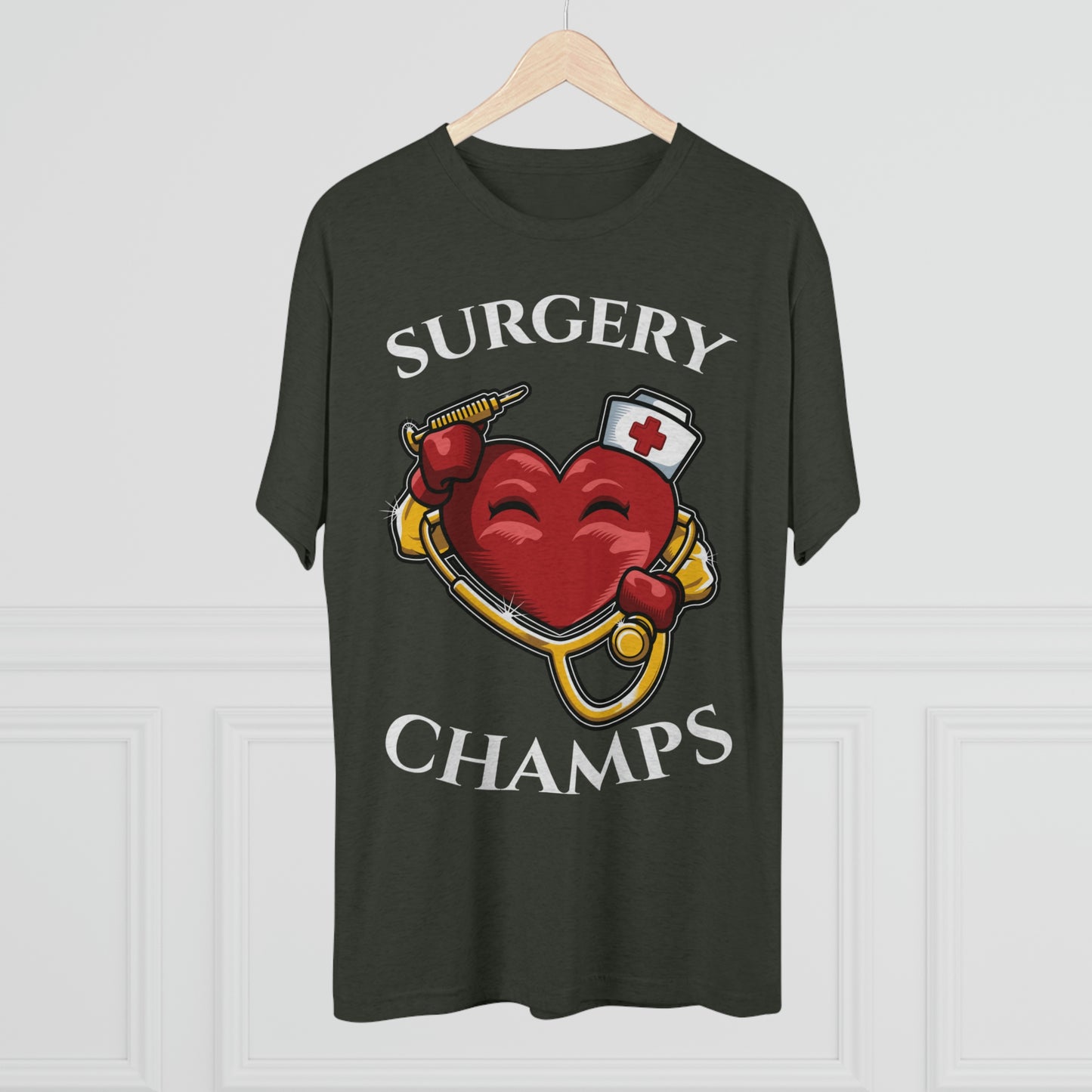 SURGERY CHAMPS - PREMIUM SOFT - Unisex Tri-Blend Crew Tee (Next Level 6010)