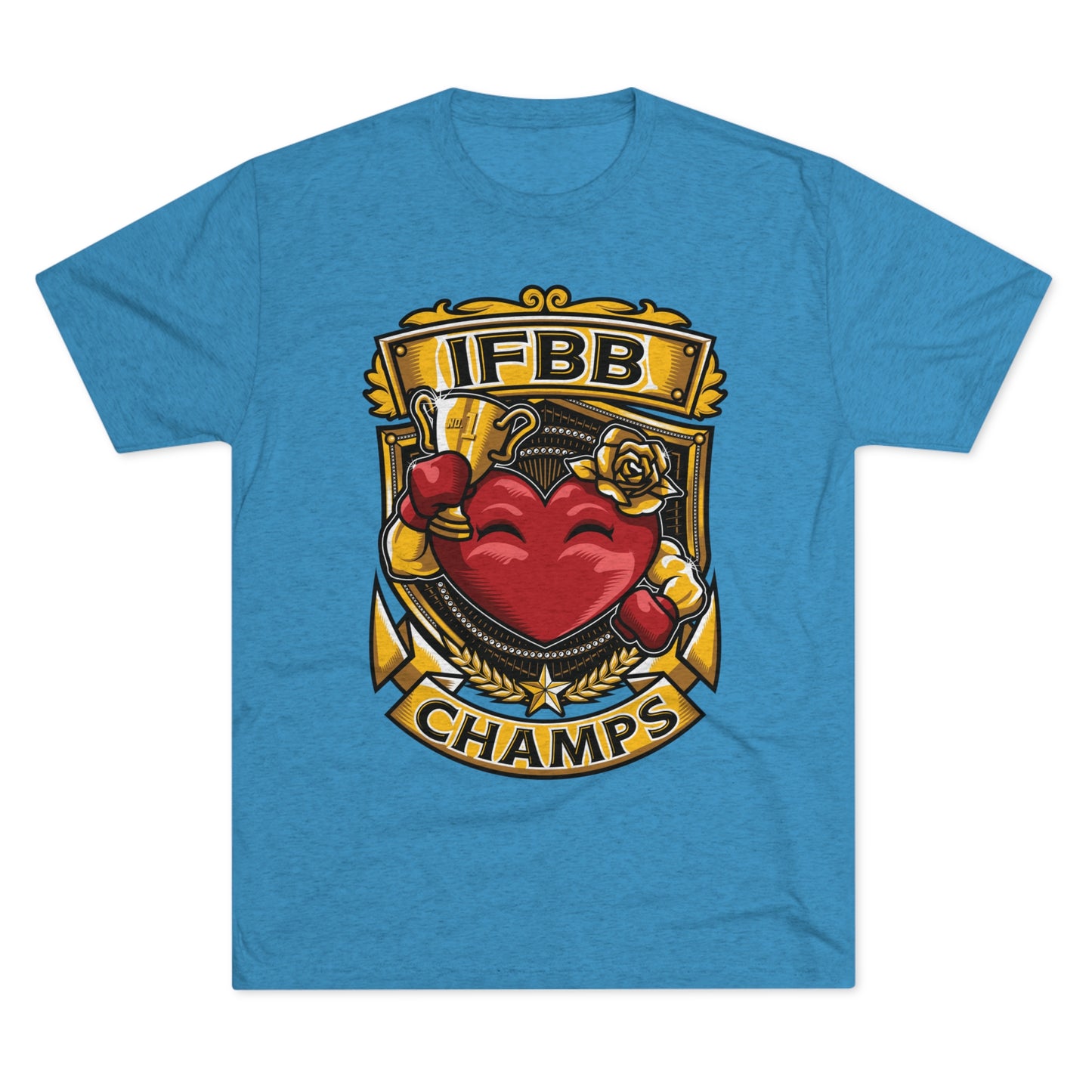 IFBB CHAMPS  - PREMIUM SOFT - Unisex Tri-Blend Crew Tee (Next Level 6010)