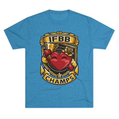 IFBB CHAMPS  - PREMIUM SOFT - Unisex Tri-Blend Crew Tee (Next Level 6010)