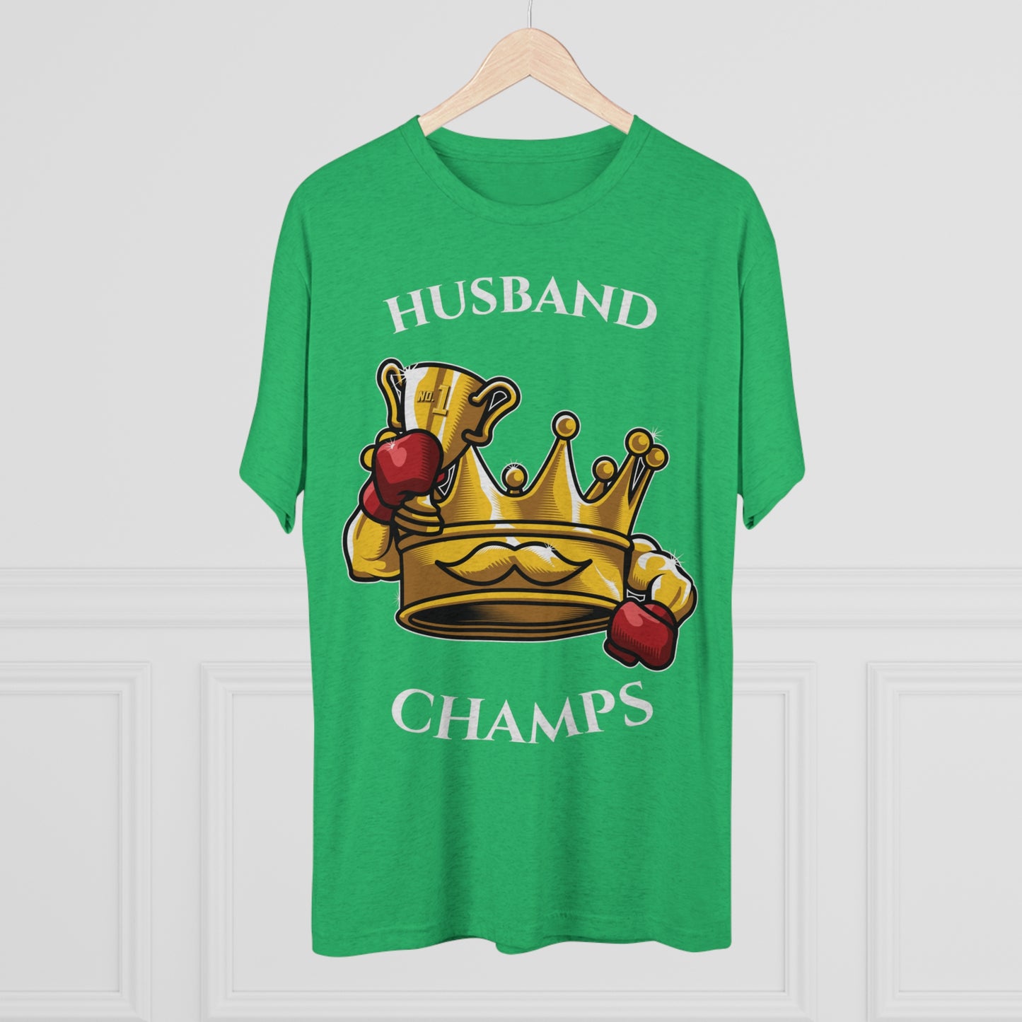 HUSBAND CHAMPS  - PREMIUM SOFT - Unisex Tri-Blend Crew Tee (Next Level 6010)