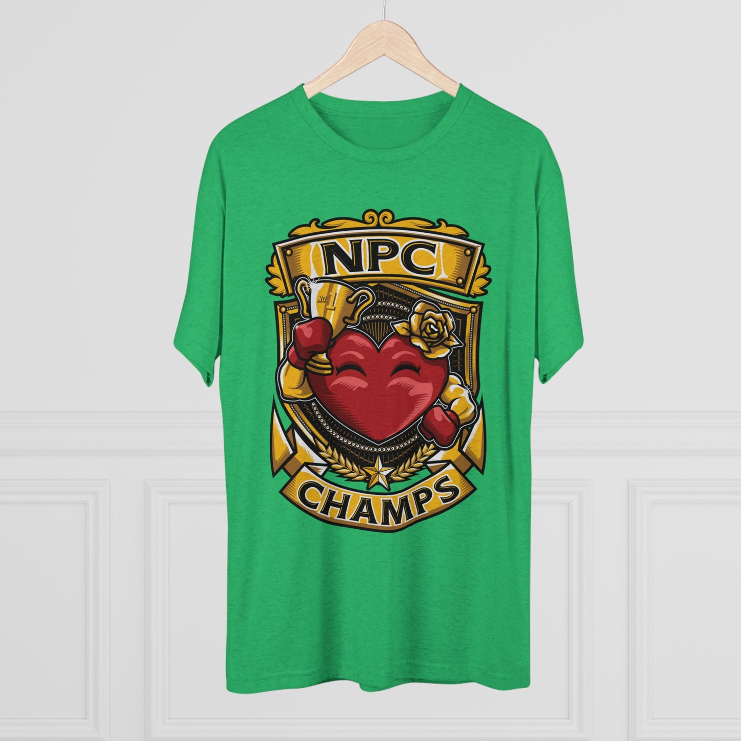 NPC CHAMPS  - PREMIUM SOFT - Unisex Tri-Blend Crew Tee (Next Level 6010)