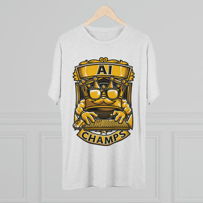 AI CHAMPS (Men) - PREMIUM SOFT - Unisex Tri-Blend Crew Tee (Next Level 6010)