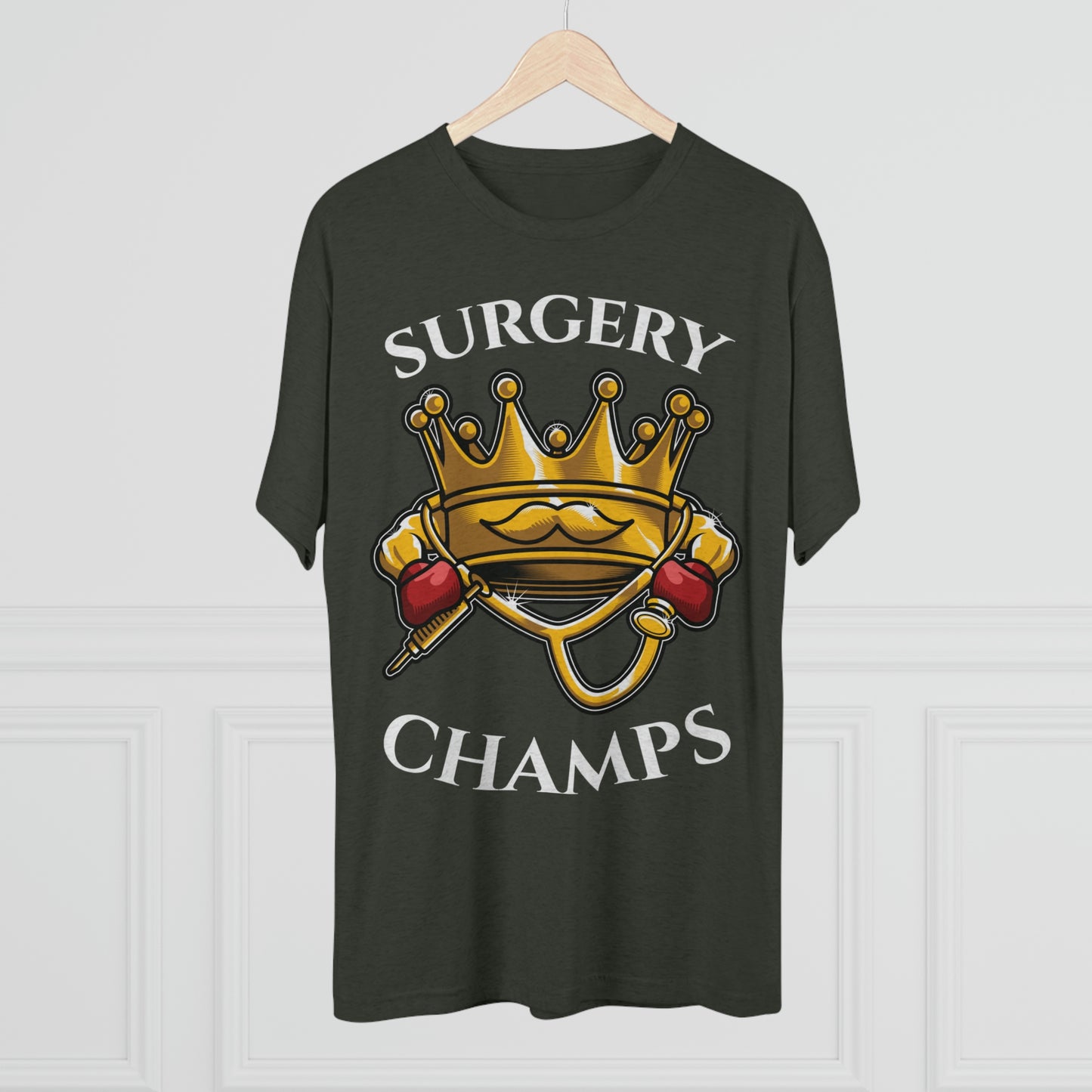 SURGERY CHAMPS - PREMIUM SOFT - Unisex Tri-Blend Crew Tee (Next Level 6010)