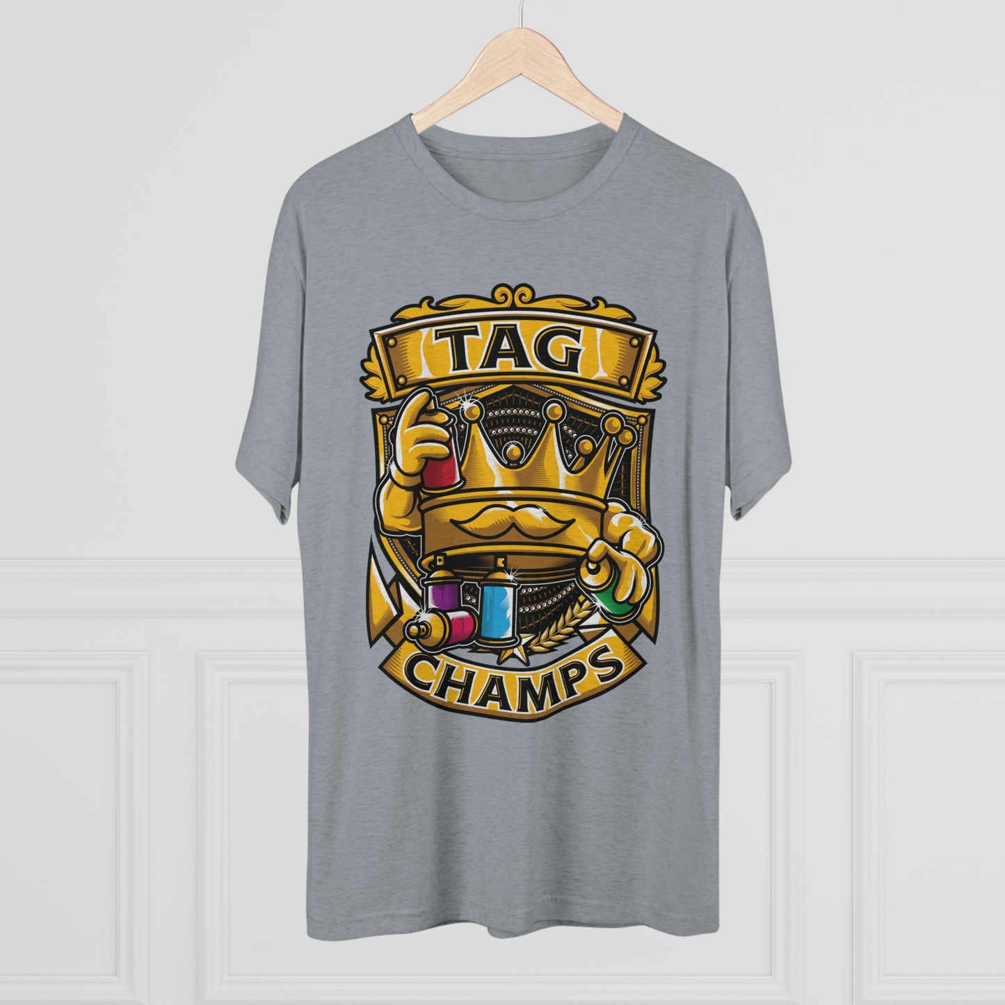 TAG CHAMPS  - PREMIUM SOFT - Unisex Tri-Blend Crew Tee (Next Level 6010)