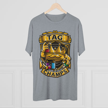 TAG CHAMPS  - PREMIUM SOFT - Unisex Tri-Blend Crew Tee (Next Level 6010)
