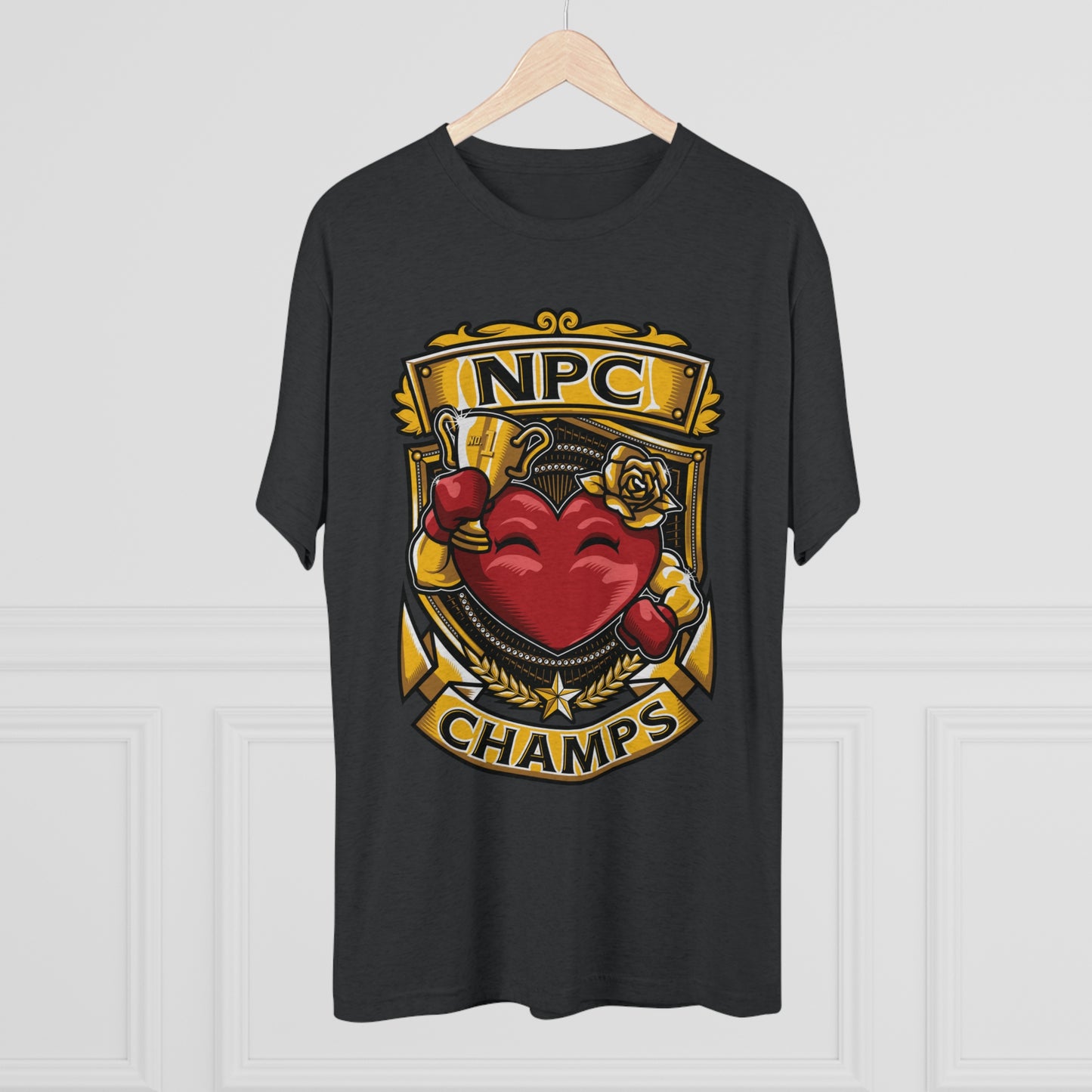 NPC CHAMPS  - PREMIUM SOFT - Unisex Tri-Blend Crew Tee (Next Level 6010)