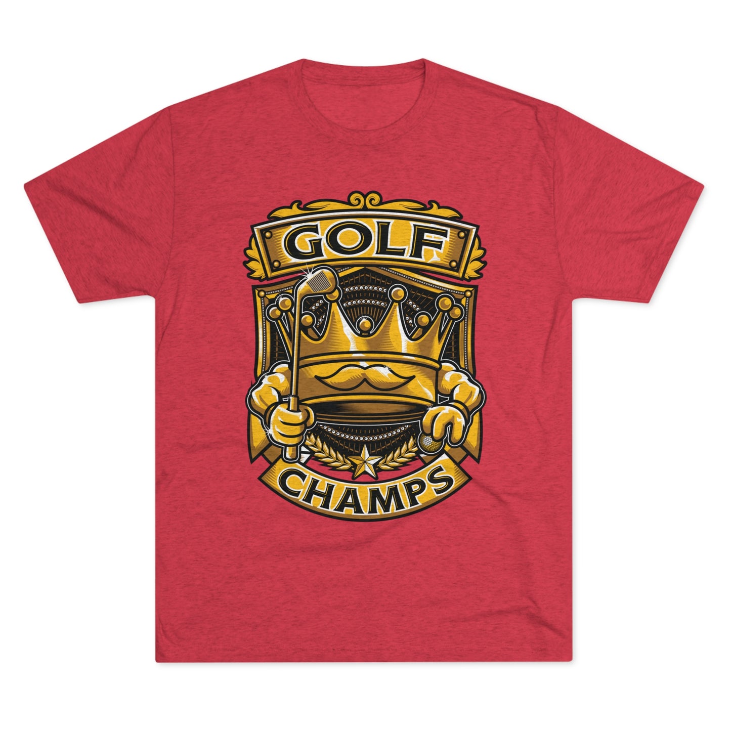 GOLF CHAMPS  - PREMIUM SOFT - Unisex Tri-Blend Crew Tee (Next Level 6010)