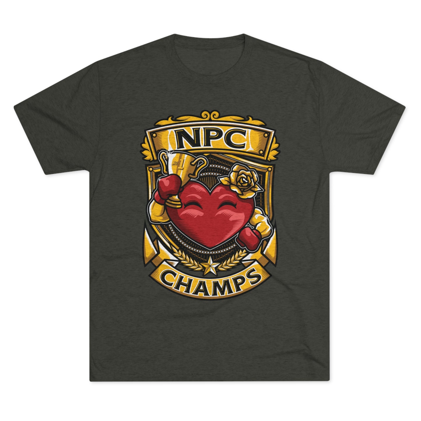 NPC CHAMPS  - PREMIUM SOFT - Unisex Tri-Blend Crew Tee (Next Level 6010)
