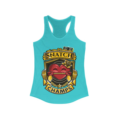 SNATCH CHAMPS  - Women's Ideal Racerback Tank
