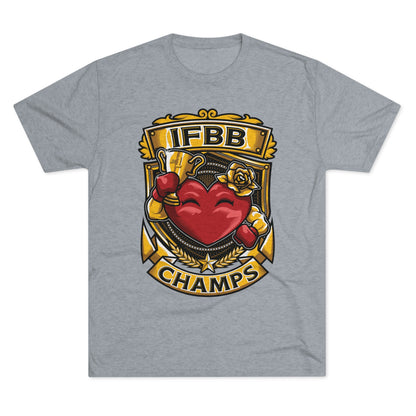 IFBB CHAMPS  - PREMIUM SOFT - Unisex Tri-Blend Crew Tee (Next Level 6010)