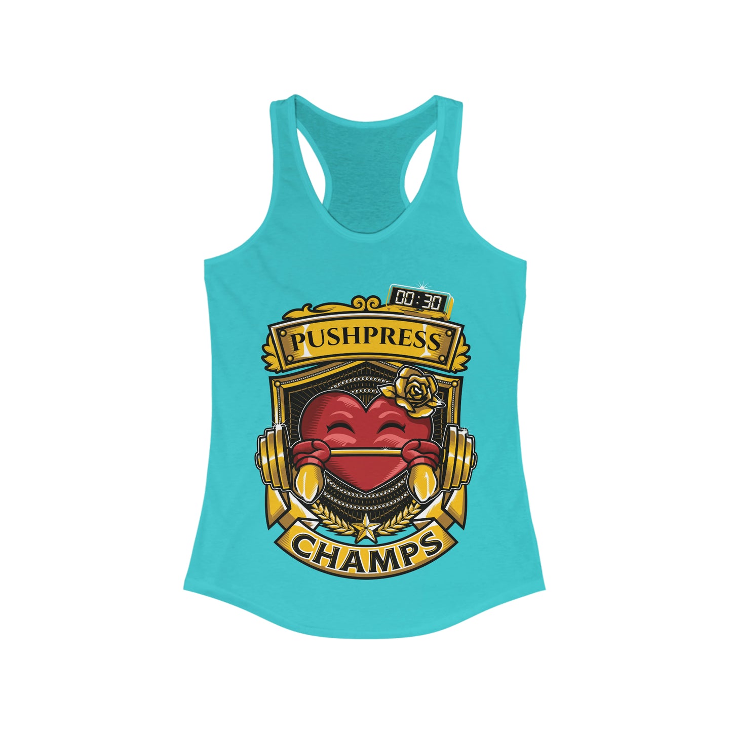 Copy of PUSHPRESS CHAMPS  - Women's Ideal Racerback Tank