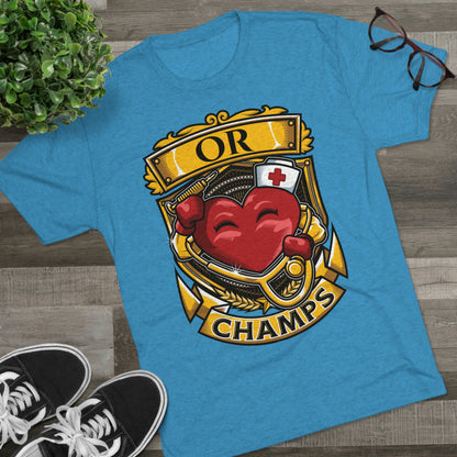 OR CHAMPS  - PREMIUM SOFT - Unisex Tri-Blend Crew Tee (Next Level 6010)