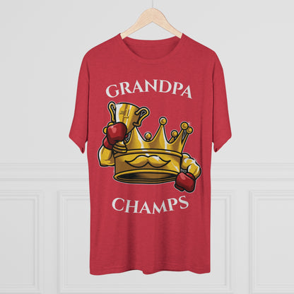 GRANDPA CHAMPS  - PREMIUM SOFT - Unisex Tri-Blend Crew Tee (Next Level 6010)