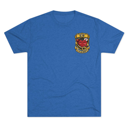 ER CHAMPS (Small Logo) - PREMIUM SOFT - Unisex Tri-Blend Crew Tee (Next Level 6010)