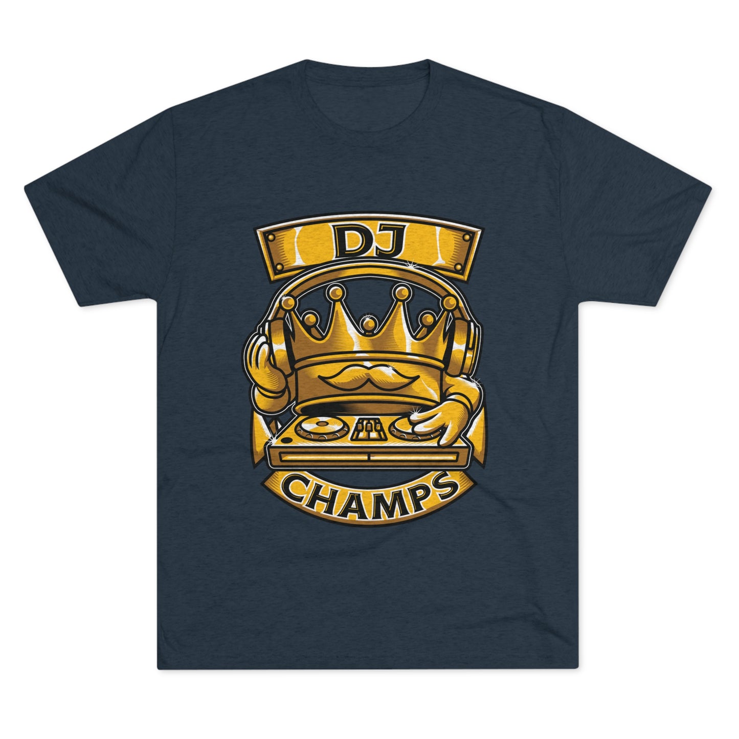 DJ CHAMPS  - PREMIUM SOFT - Unisex Tri-Blend Crew Tee (Next Level 6010)