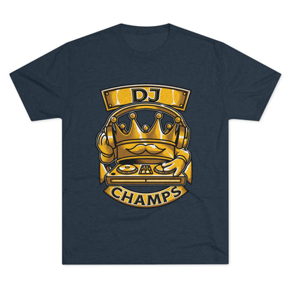 DJ CHAMPS  - PREMIUM SOFT - Unisex Tri-Blend Crew Tee (Next Level 6010)