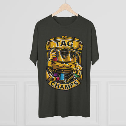 TAG CHAMPS  - PREMIUM SOFT - Unisex Tri-Blend Crew Tee (Next Level 6010)