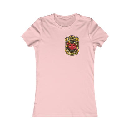 NPC BODY BUILDING CHAMPS! (Small Front Logo) - Women's Favorite Tee (Bella+Canvas)
