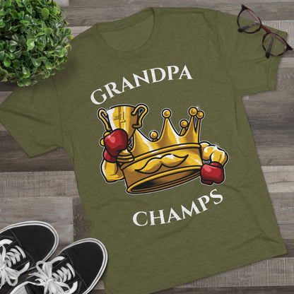 GRANDPA CHAMPS  - PREMIUM SOFT - Unisex Tri-Blend Crew Tee (Next Level 6010)
