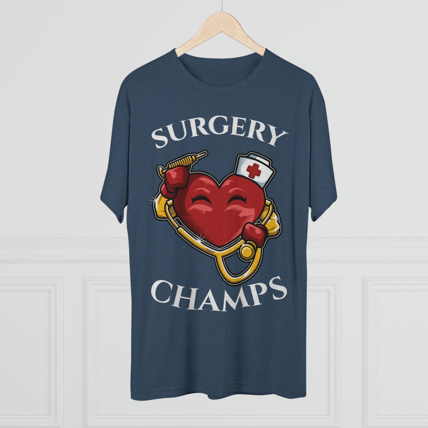 SURGERY CHAMPS - PREMIUM SOFT - Unisex Tri-Blend Crew Tee (Next Level 6010)