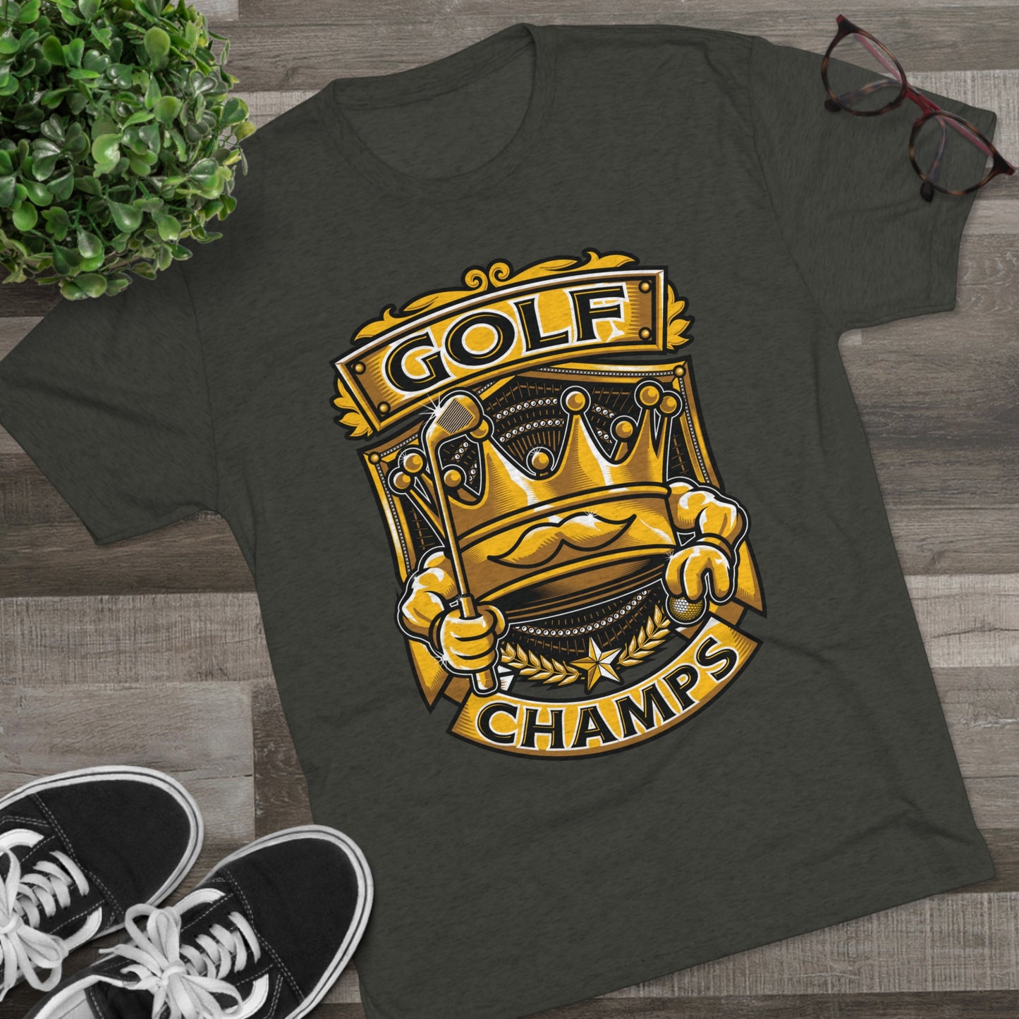 GOLF CHAMPS  - PREMIUM SOFT - Unisex Tri-Blend Crew Tee (Next Level 6010)