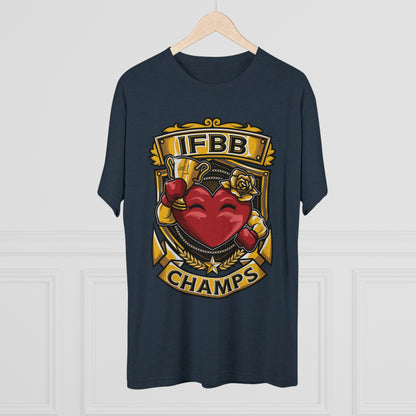 IFBB CHAMPS  - PREMIUM SOFT - Unisex Tri-Blend Crew Tee (Next Level 6010)