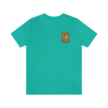 Mom Champs (Gold -Front & Back)! Unisex Jersey Short Sleeve Tee (Bella+Canvas)