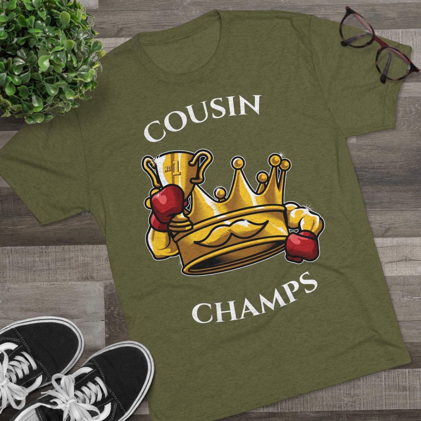 COUSIN CHAMPS  - PREMIUM SOFT - Unisex Tri-Blend Crew Tee (Next Level 6010)